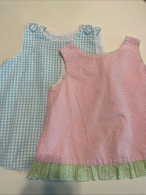 Amanda Remembered Girls Gingham Tops Bundle  size 3/4T